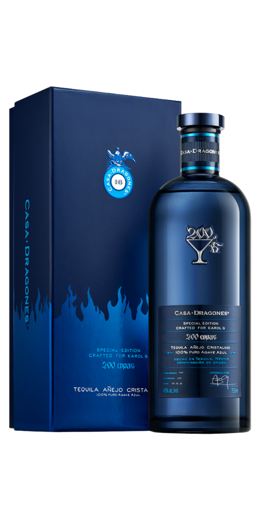 Casa Dragones, 200 Copas for Karol G, Anejo Tequila, 750 ml
