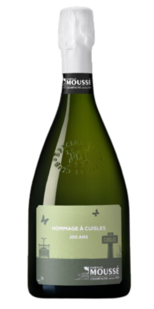 Champagne Moussé, Hommage a Cuisles, Blanc de Meuniers, 750 ml