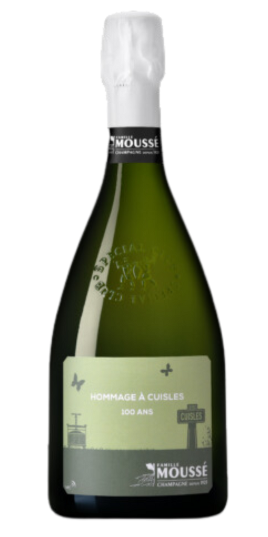 Champagne Moussé, Hommage a Cuisles, Blanc de Meuniers, 750 ml