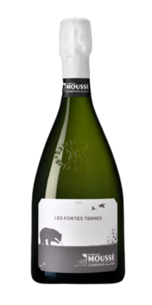 Champagne Moussé, Les Fortes Terres, Blanc de Meuniers, 2018, 750 ml