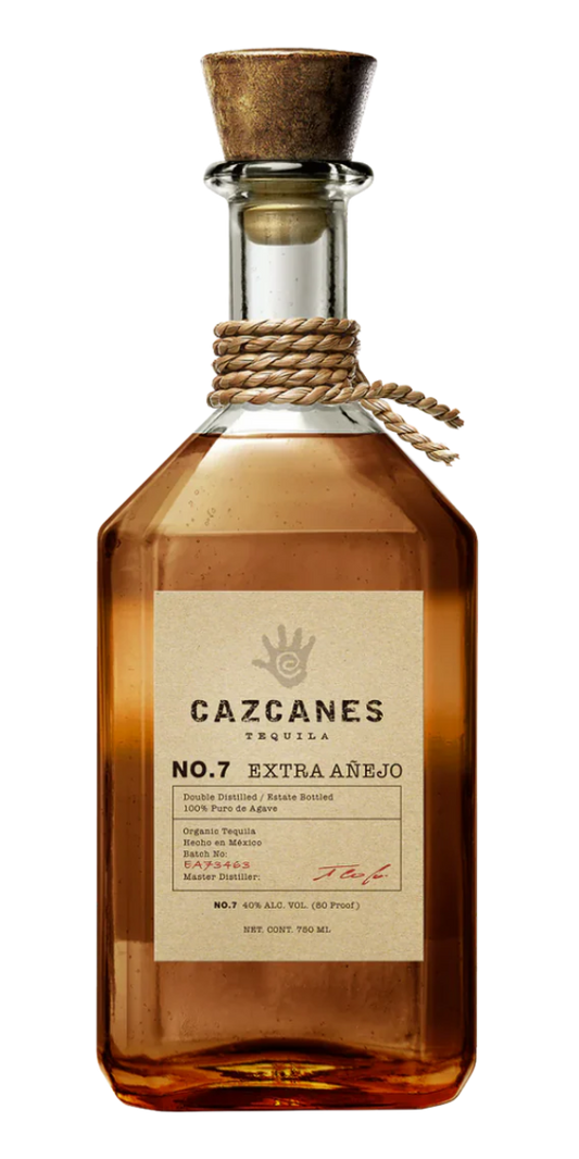 Cazcanes No.7, Extra Anejo Organic Tequila, 750ml