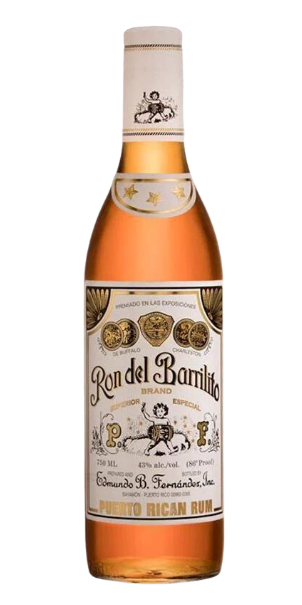 Ron Del Barrilito, 3 Stars, Superior Especial, Puerto Rican Rum, 750 ml