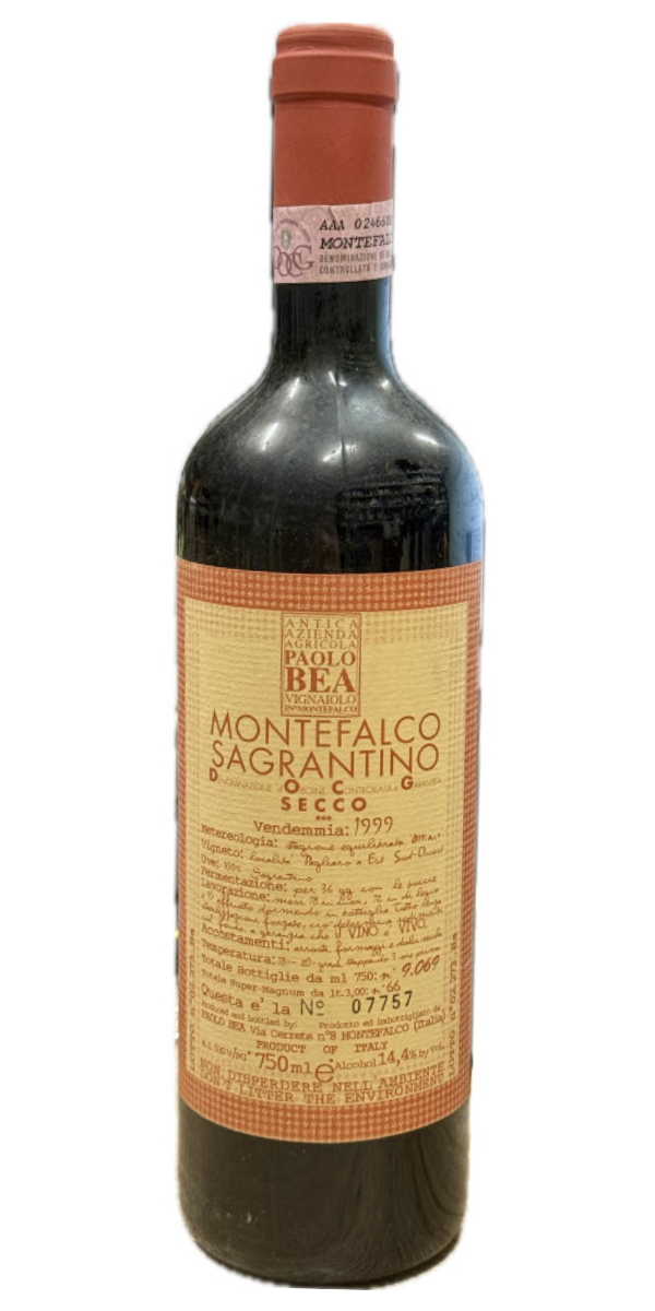 Paolo Bea, Montefalco Sagrantino Secco, 1999, 750 ml