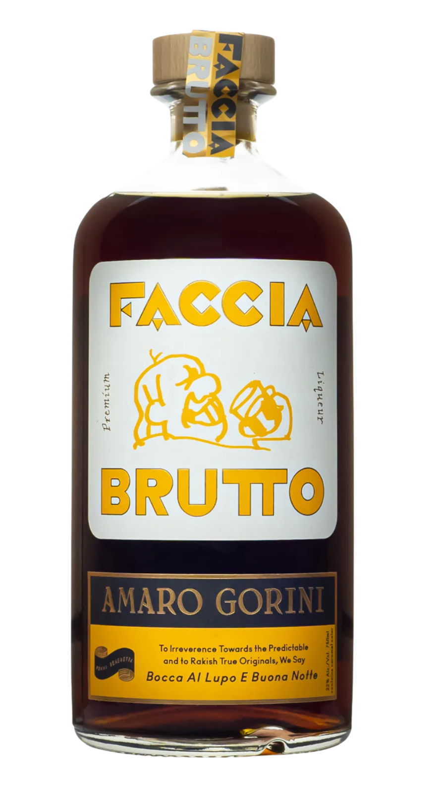 Faccia Brutto, Amaro Gorini, 750ml