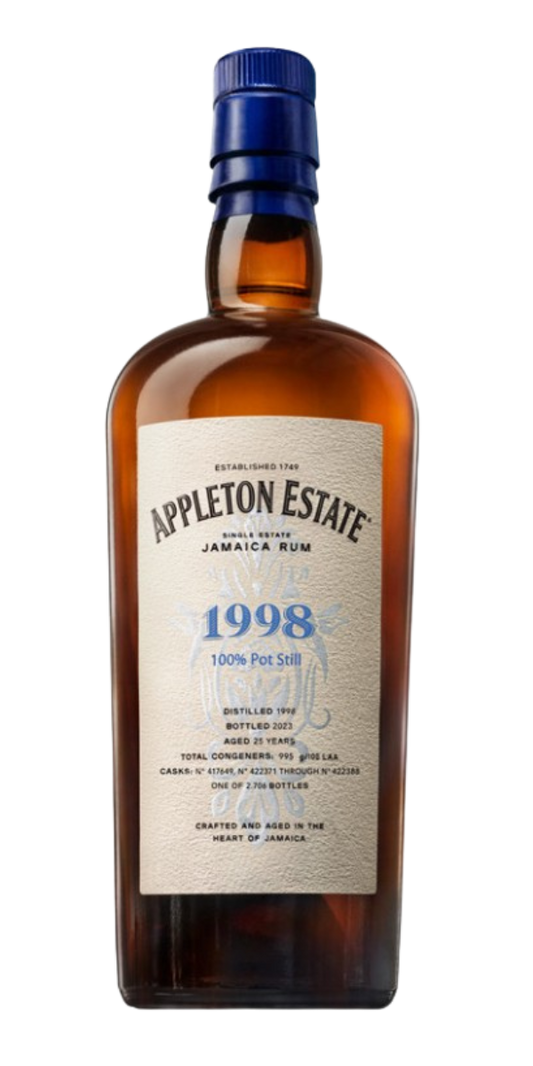 Appleton Estate, 1998 Pot Still,  25 Years Old, Hearts Collection Rum, 750 ml