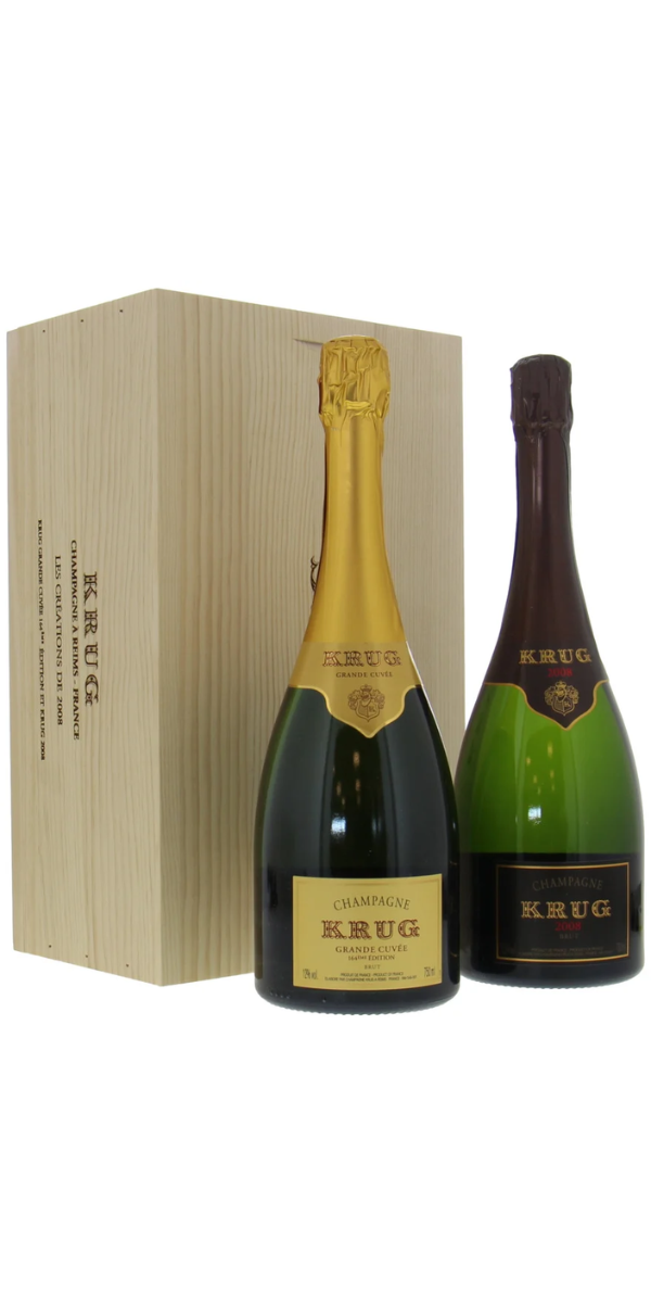 Krug, Les Collections de 2008, 2 bottles OSWC, 750ml