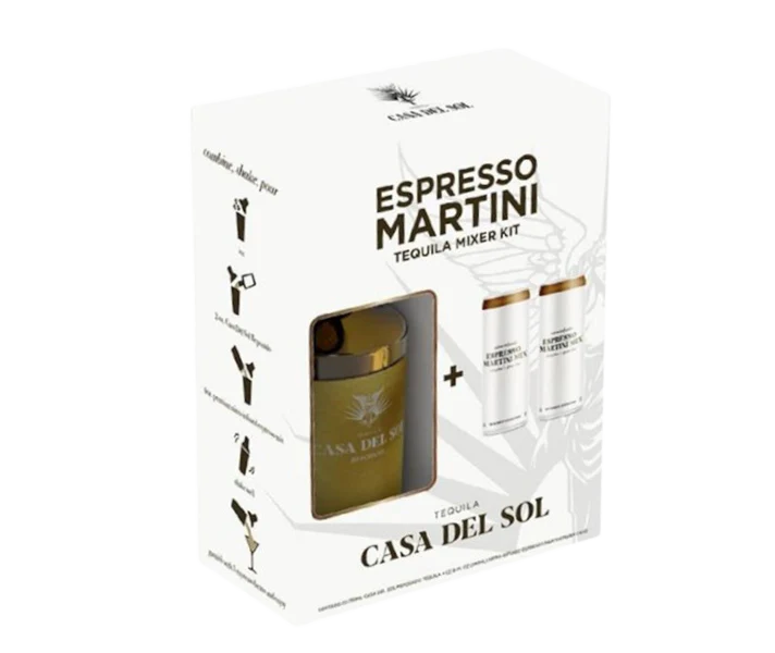 Casa Del Sol, Tequila Reposado Espresso Martini Kit, 750 ml