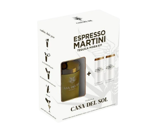 Casa Del Sol, Tequila Reposado Espresso Martini Kit, 750 ml