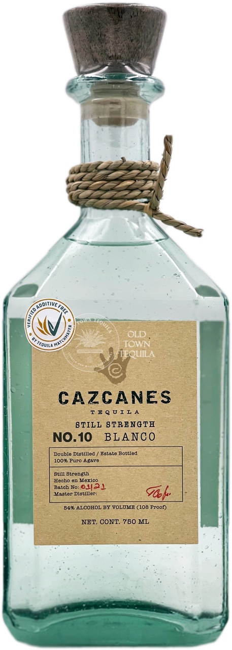 Cazcanes No.10, Still Strength, Blanco Tequila, 750ml