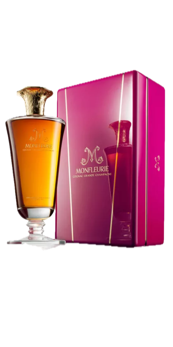 Monfleurie, L'Orchidee, Grande Champagne Cognac, Gift Box 100 ml With 2 Glasses