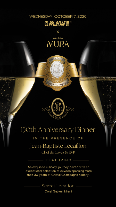 Champagne Cristal 150th Anniversary Dinner - 10.07.2026