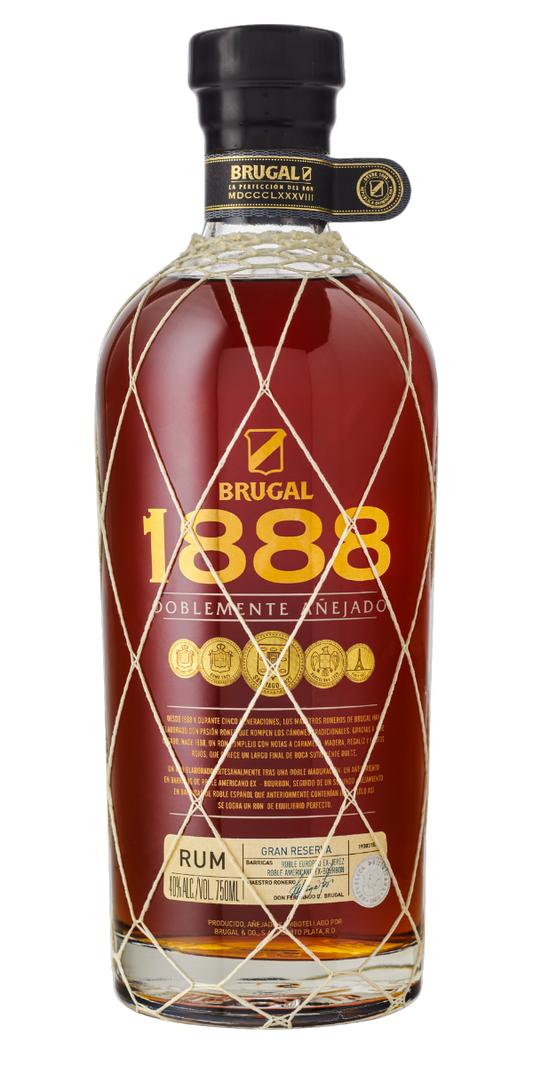 Brugal, 1888 Ron Gran Reserva Familiar Rum, 750 ml