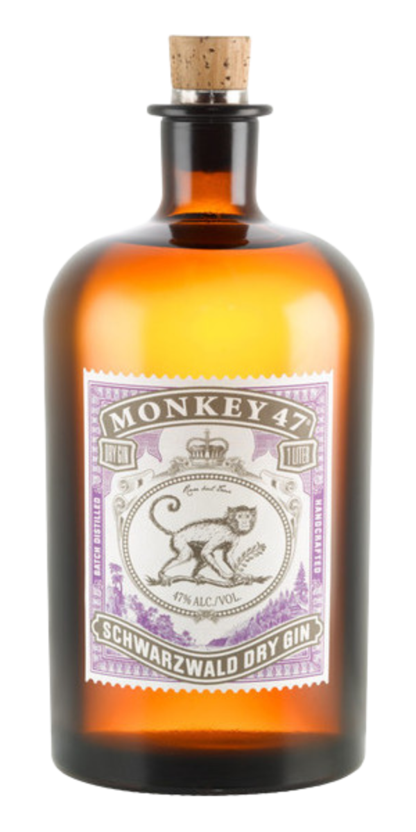 Monkey 47, Schwarzwald Cut Dry Gin, 375 ml