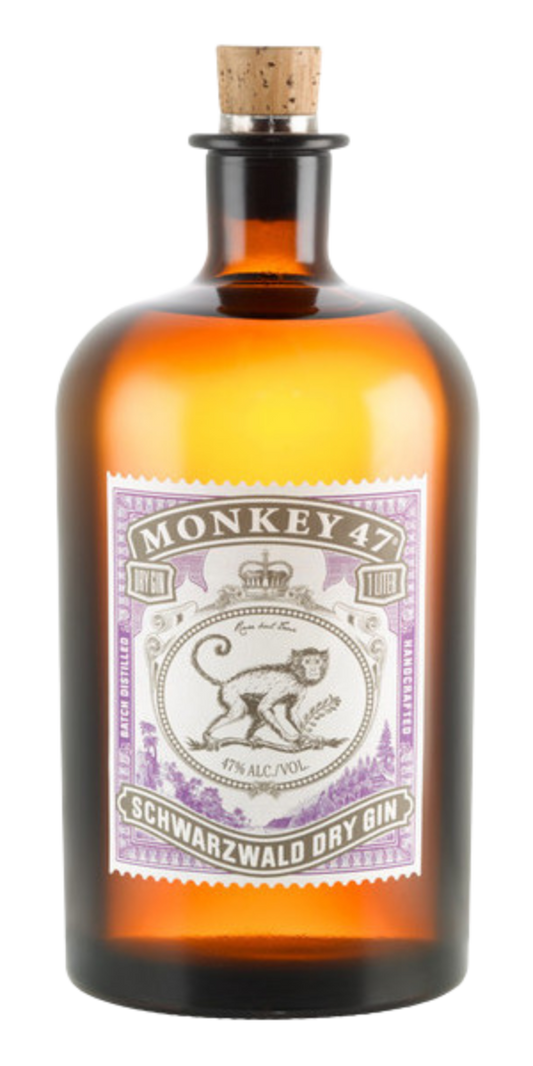 Monkey 47, Schwarzwald Cut Dry Gin, 375 ml