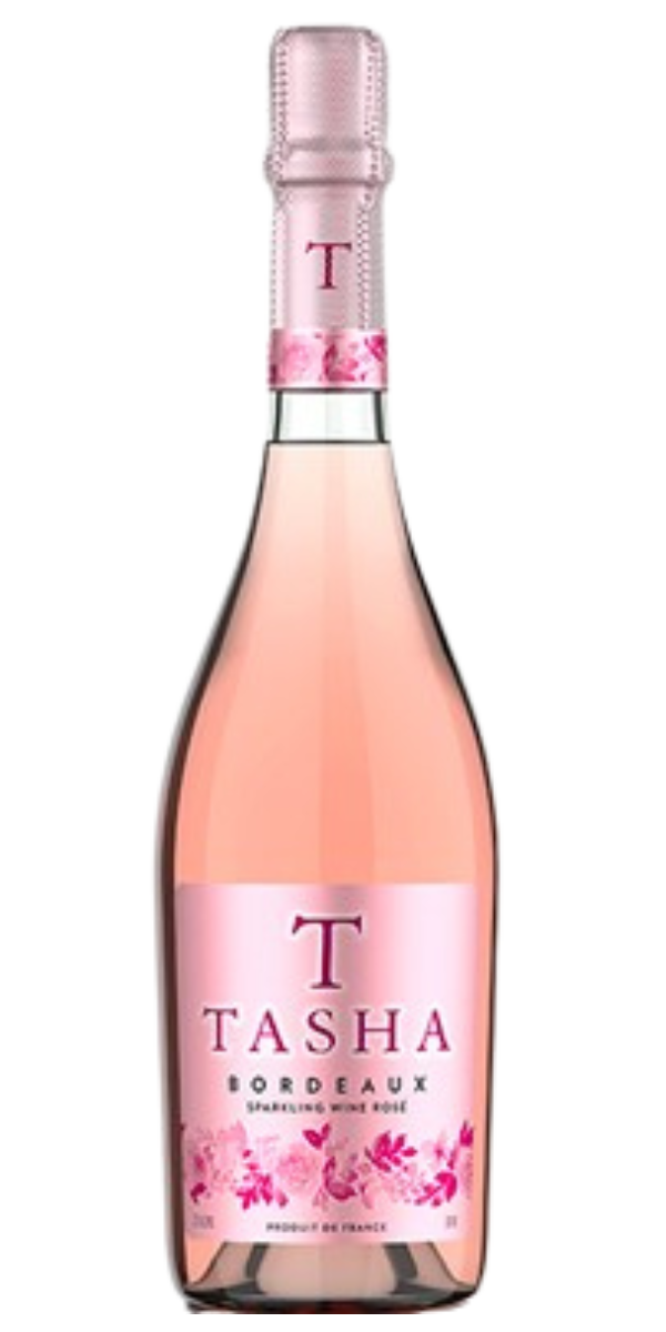 Tasha, Sparkling Wine Rose, France, 750 ml