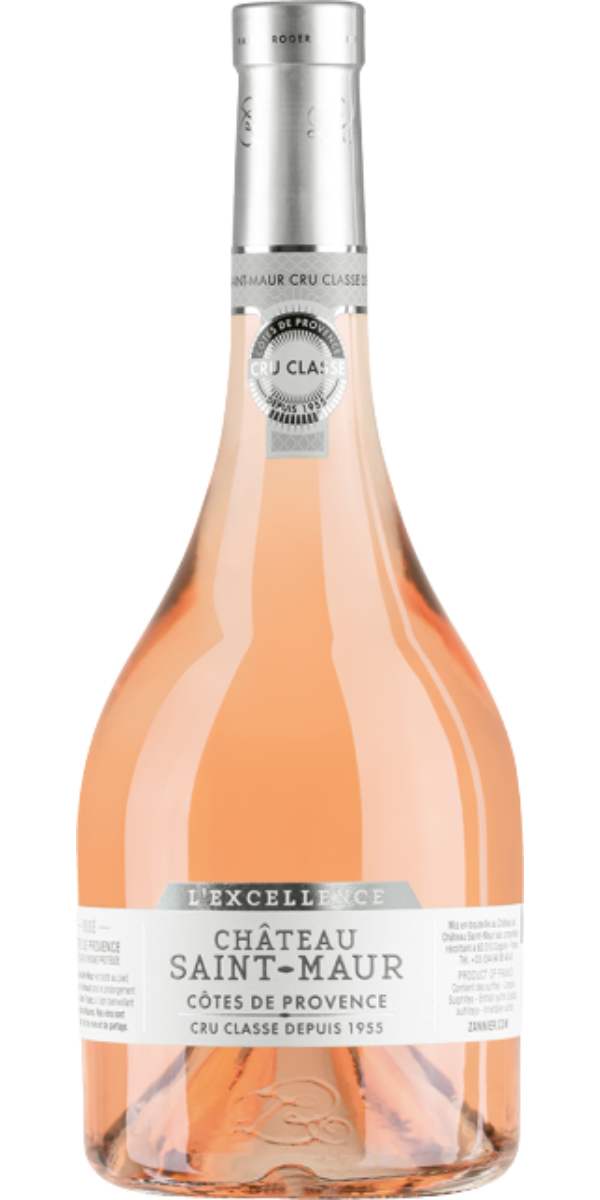 Chateau Saint-Maur, L'Excellence Rose, Cotes de Provence, Cru Classe, 2021, 3000 ml