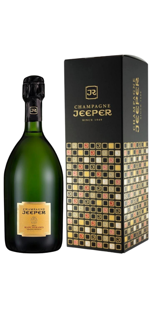 Champagne Jeeper, Grande Reserve Blanc de Blancs, 750 ml