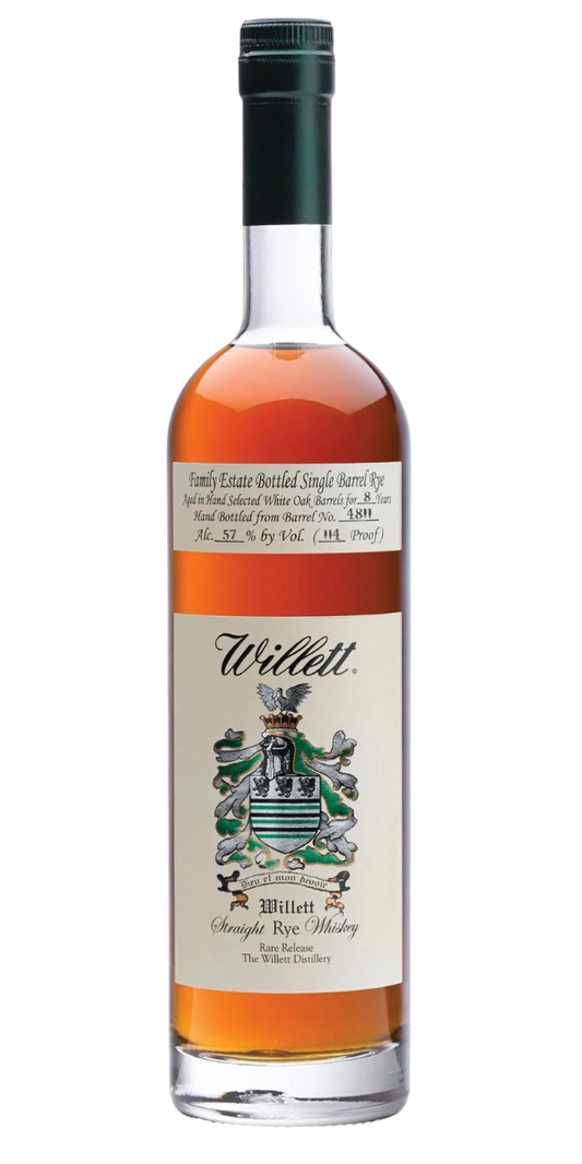 Willett, Straight Rye Family Estate Bottled Whiskey, 750 ml