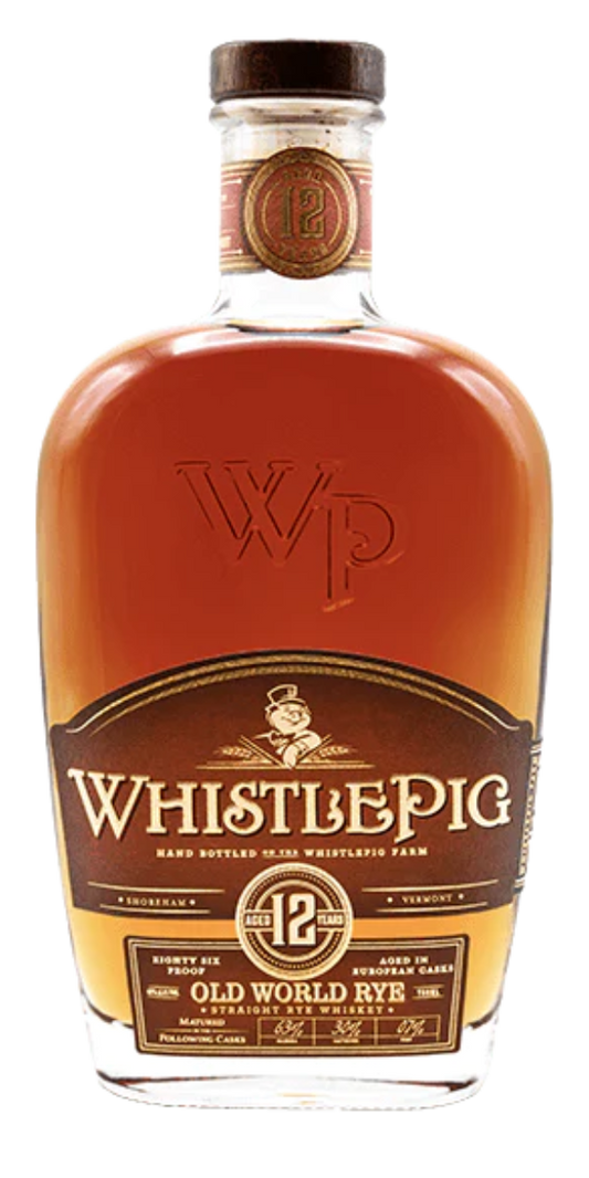 WhistlePig, Straight Rye Old World 12YO, 750 ml