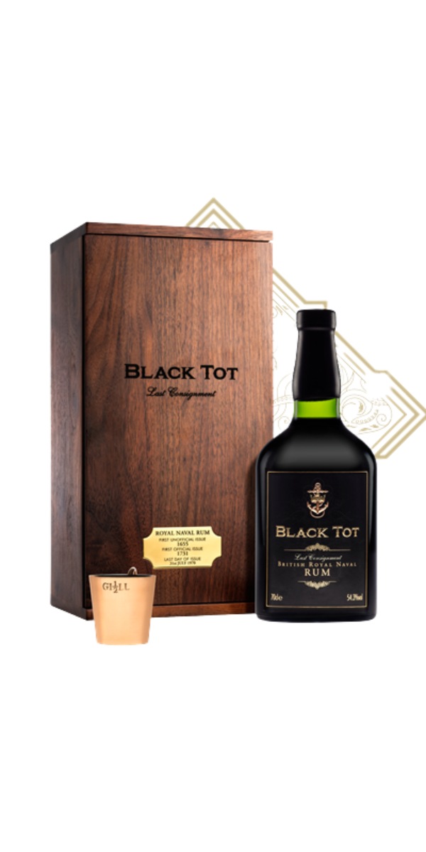 Black Tot Rum, Last Consignment British Royal Navy Rum, 750 ml