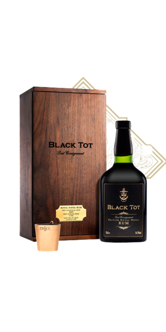 Black Tot Rum, Last Consignment British Royal Navy Rum, 750 ml