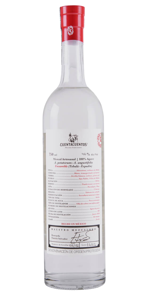 Cuentacuentos, Tepeztate Mezcal, 750 ml